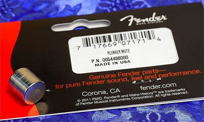 цена Поршень Fender USA Vintage Jaguar Mute, 0054486049 Genuine Fender USA Vintage Jaguar Mute Plunger 0054486049