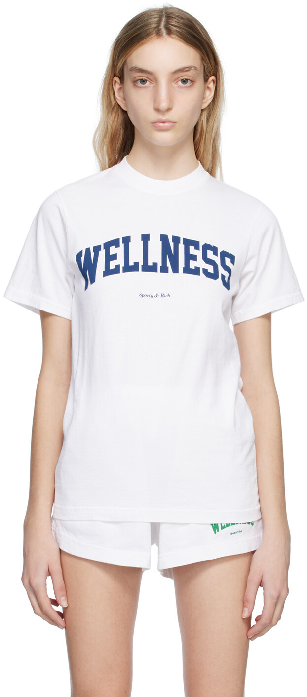 

Белая футболка Wellness Ivy Sporty & Rich