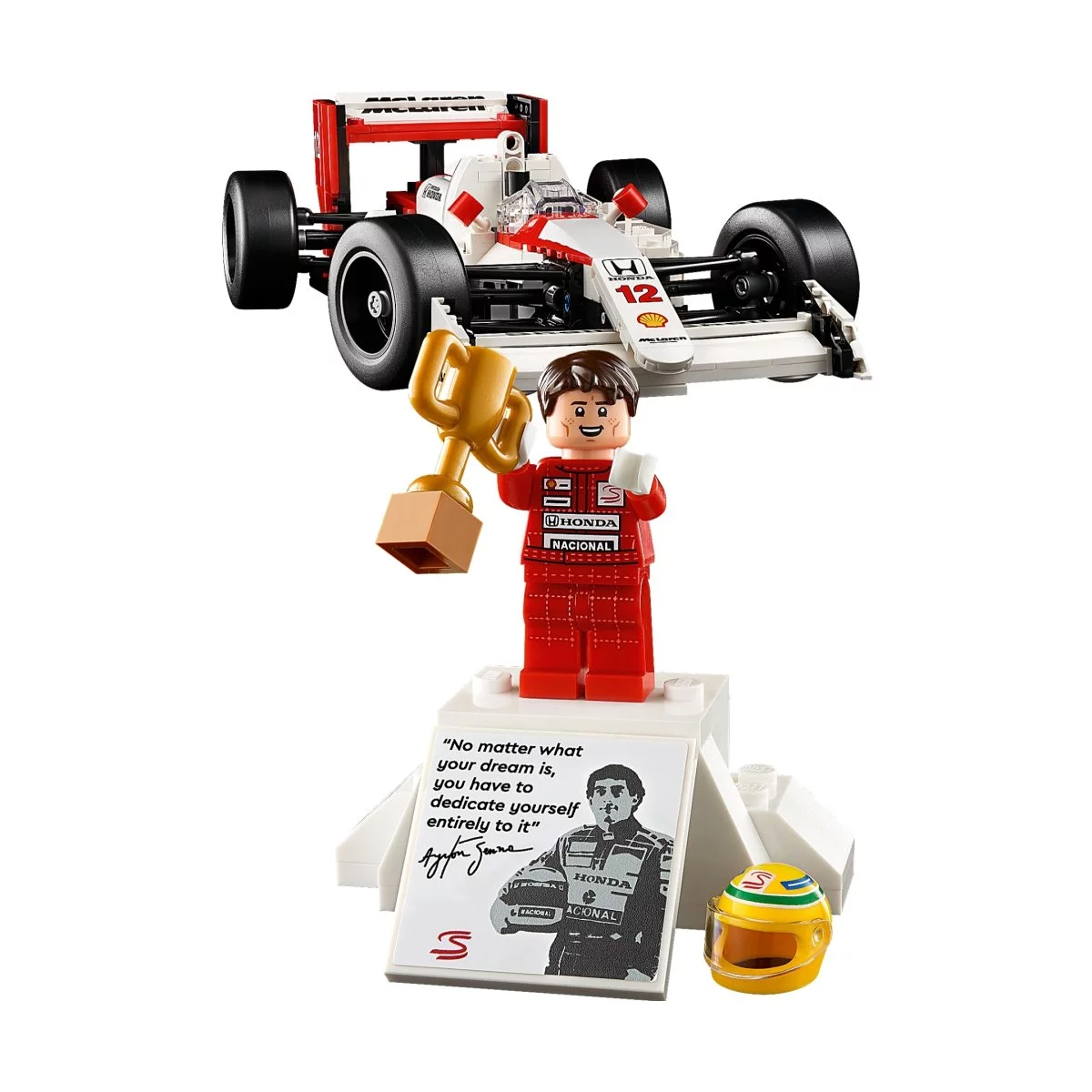 Конструктор Lego Icons McLaren MP4/4 & Ayrton Senna 10330, 693 детали –  заказать из-за границы с доставкой в «CDEK.Shopping»