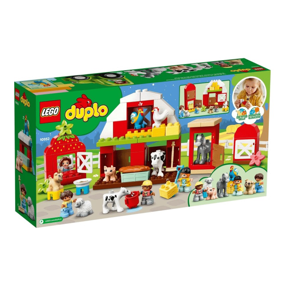 Конструктор LEGO DUPLO 10952 Фермерский трактор, домик и животные – купить  с доставкой из-за рубежа через платформу «CDEK.Shopping»