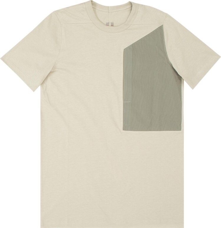 

Футболка Rick Owens Pocket Level T-Shirt 'Pearl', кремовый