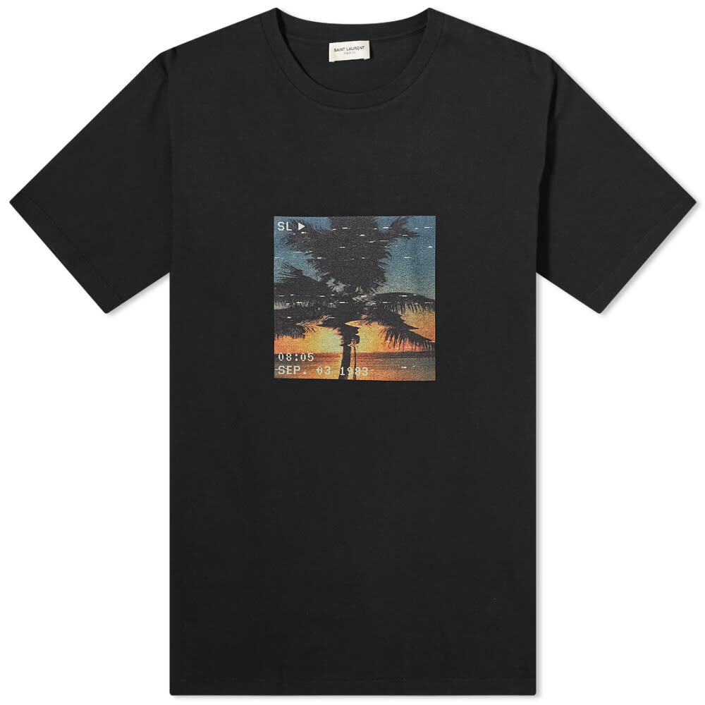 

Футболка с фотопринтом Palm Saint Laurent