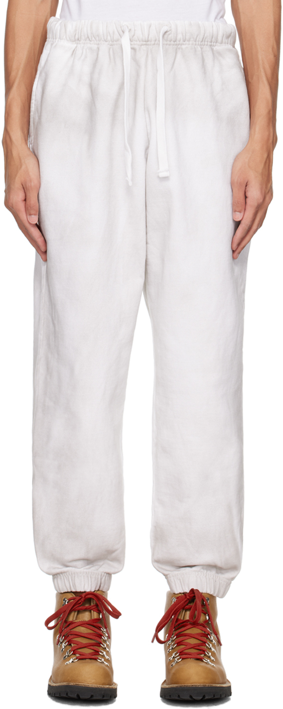 белые брюки для отдыха the lou gil rodriguez Белые выцветшие брюки для отдыха Guess Jeans U.S.A.