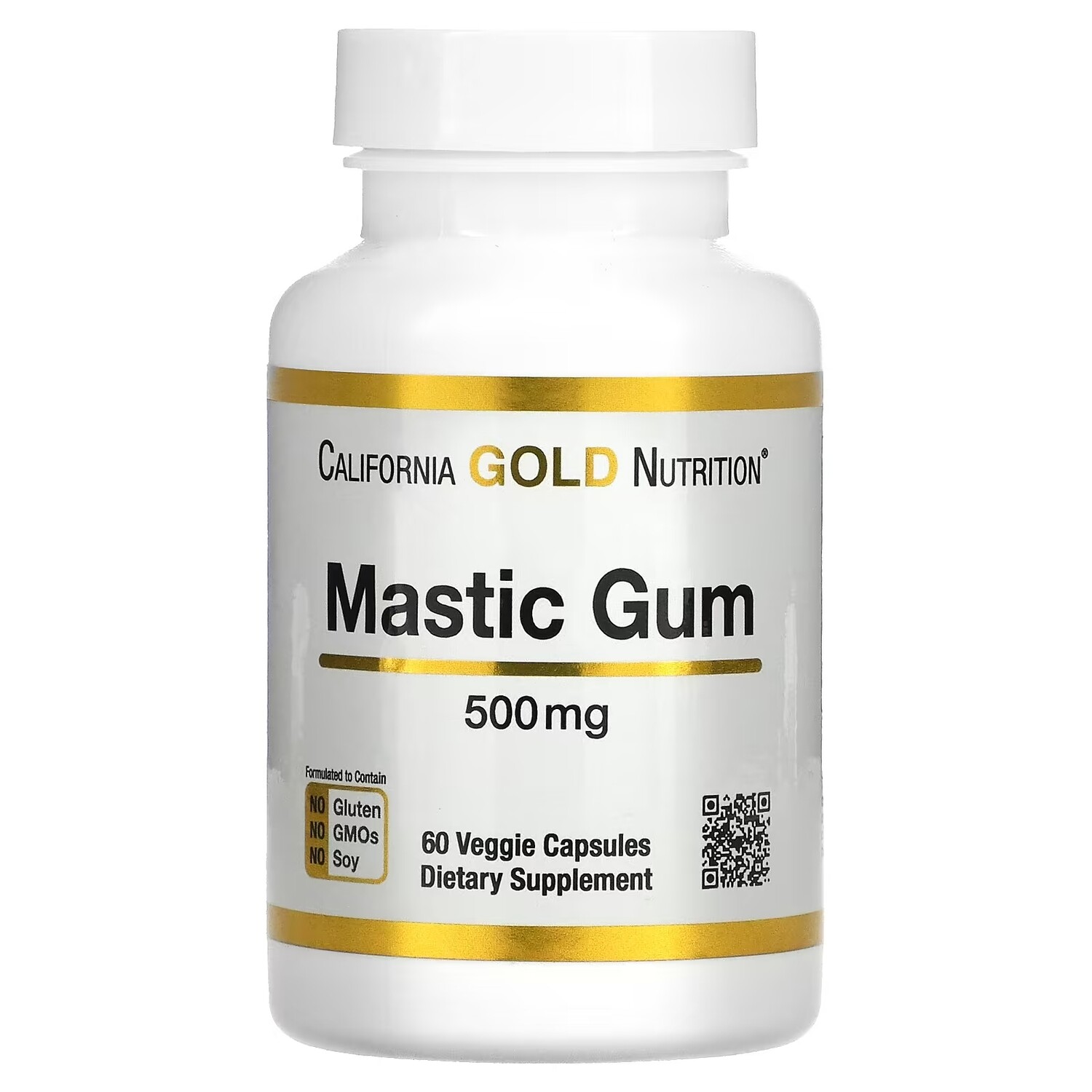 

Мастиковая Смола California Gold Nutrition, 60 растительных капсул