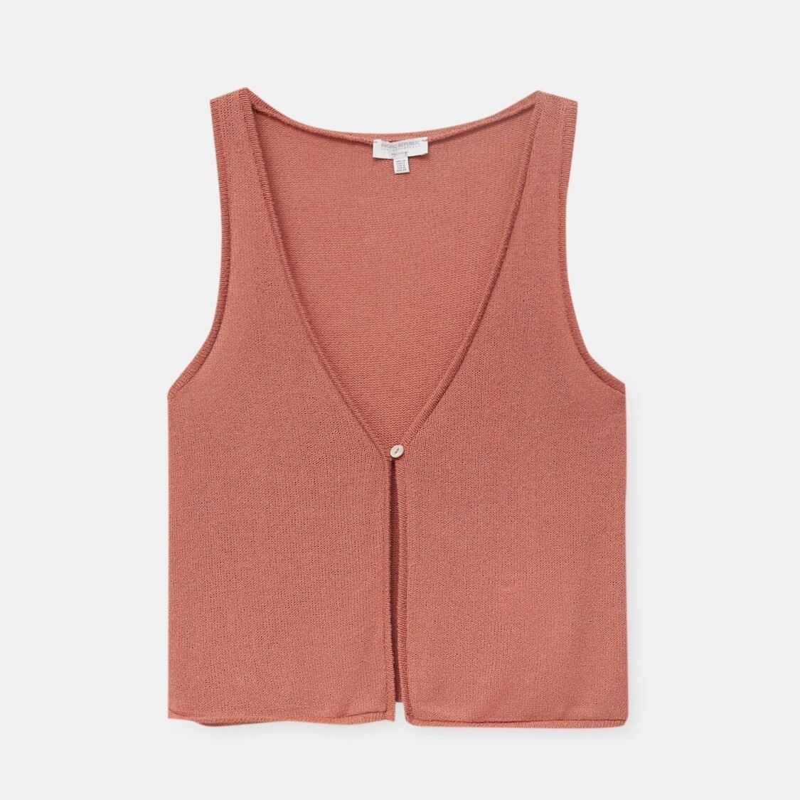 

Топ Pull&Bear Openwork, терракотовый