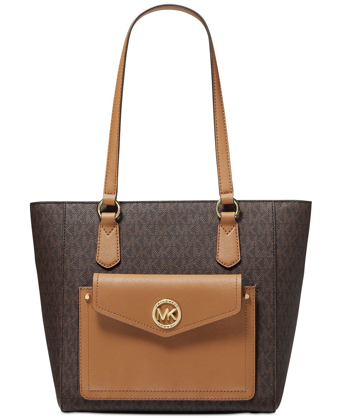 

Сумка-тоут signature joey среднего размера с карманом Michael Kors, мульти