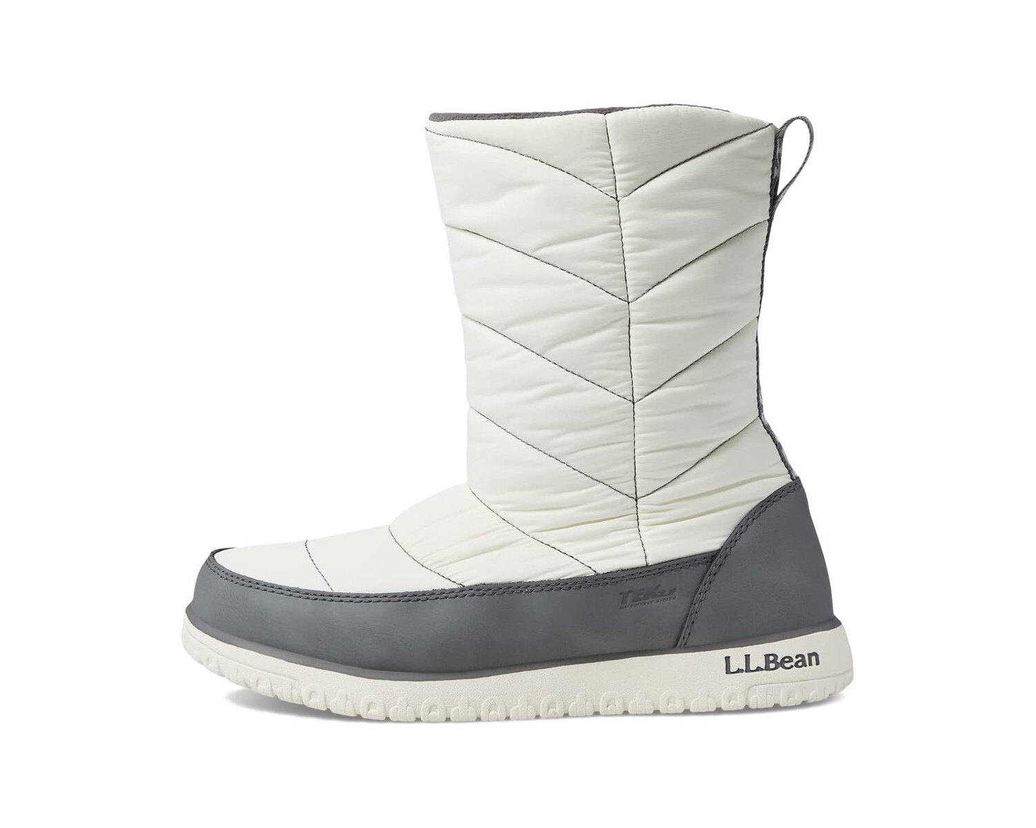 

Ботинки Ultralight Boot Tall Quilt Side Zip L.L.Bean, белый
