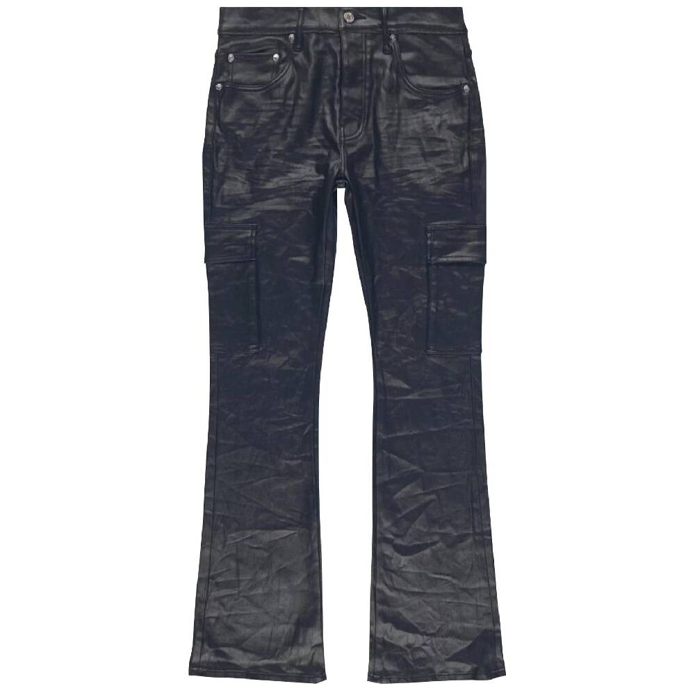 

Джинсы клеш Purple Brand Cargo Flare, черный