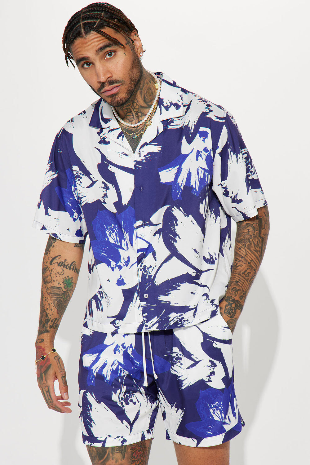 

Рубашка Fashion Nova ZDF01V310186, фиолетовый