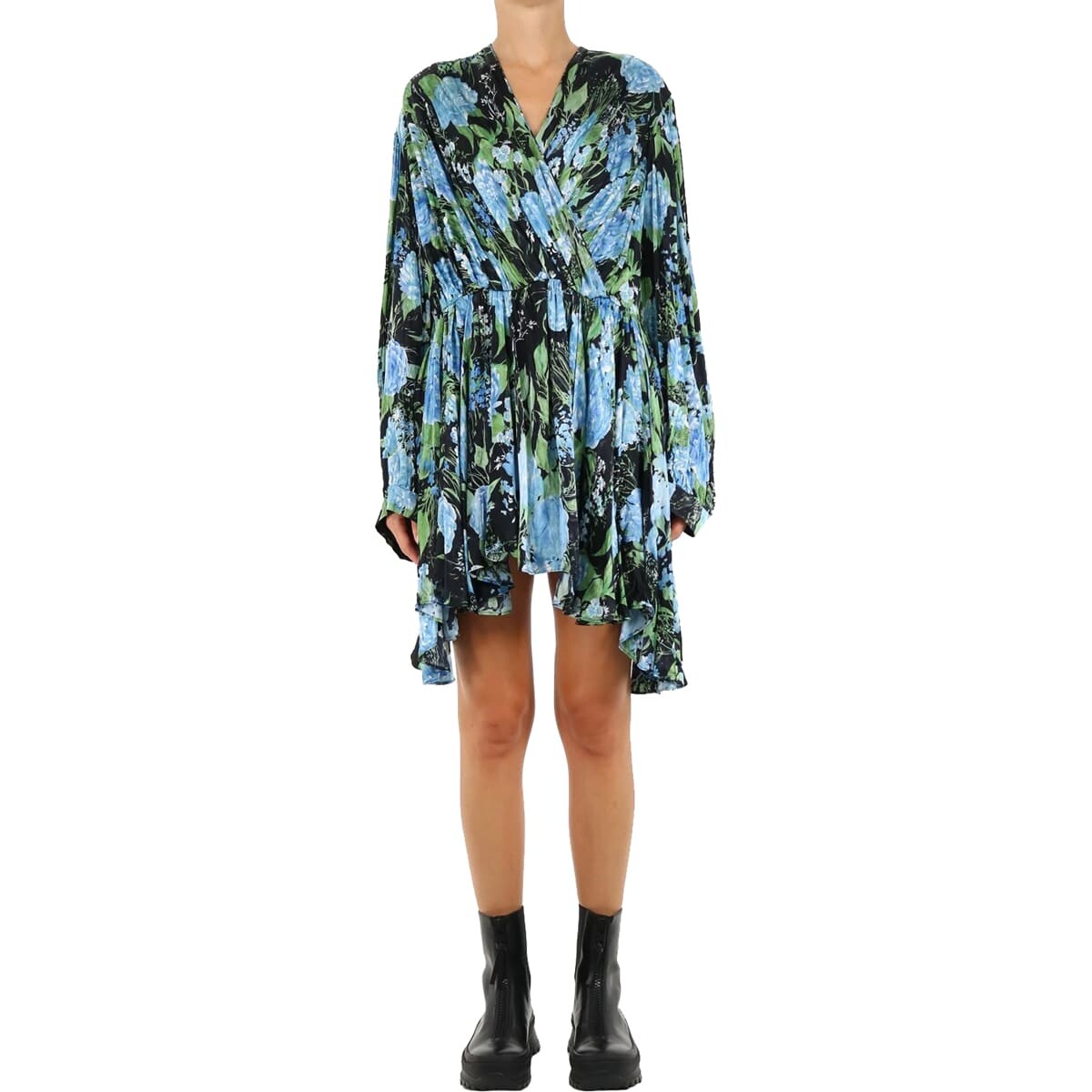 

Платье Balenciaga Floral Print, мультиколор
