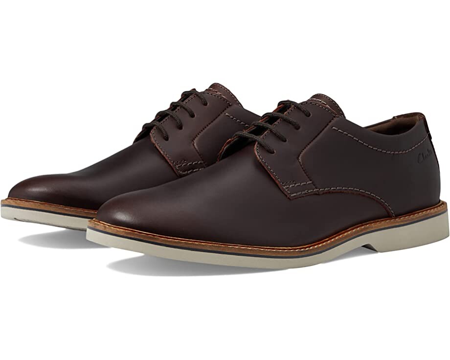 

Оксфорды Atticus LT Lace Clarks, коричневый