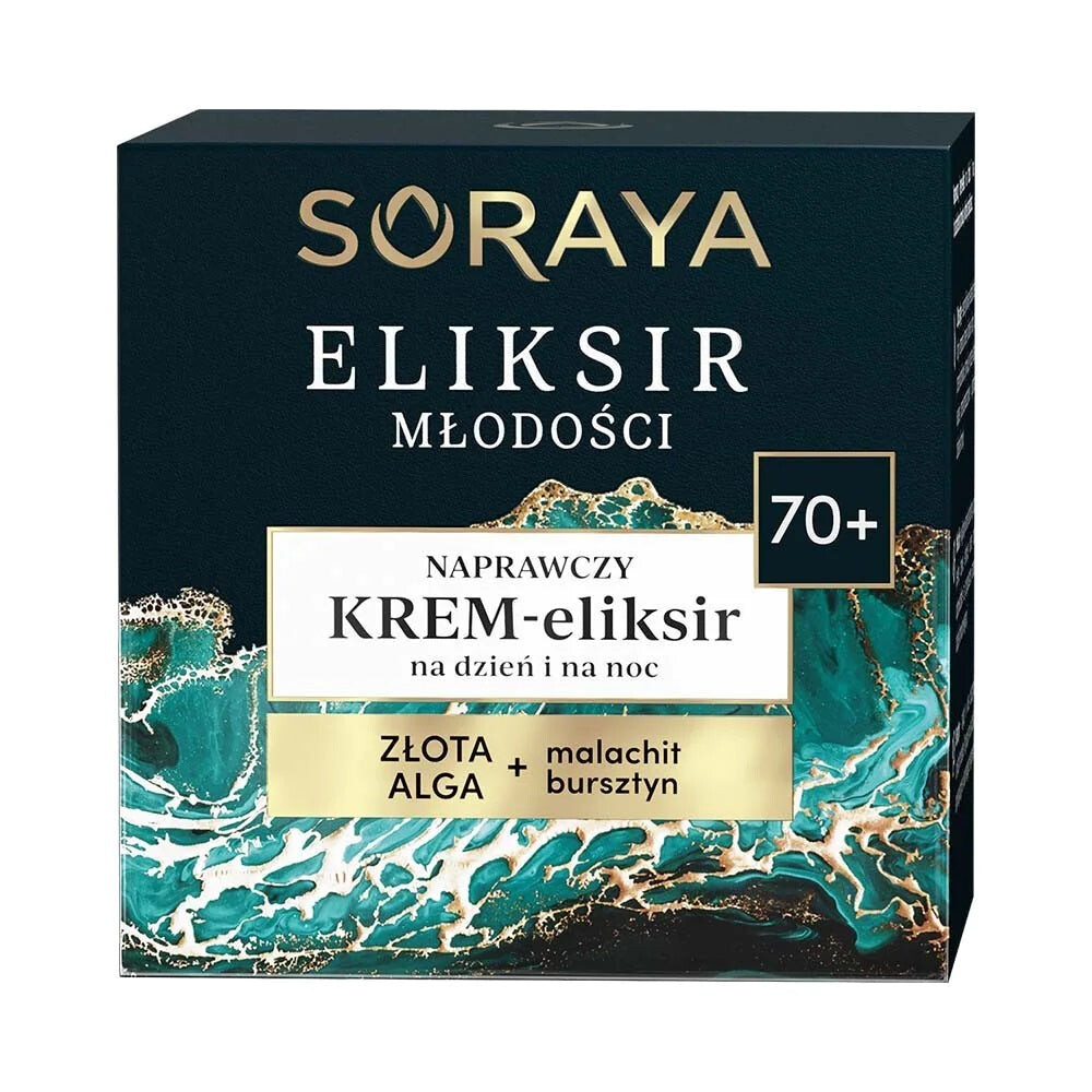 

Soraya Эликсир молодости 70+ восстанавливающий крем-эликсир для дня и ночи 50мл