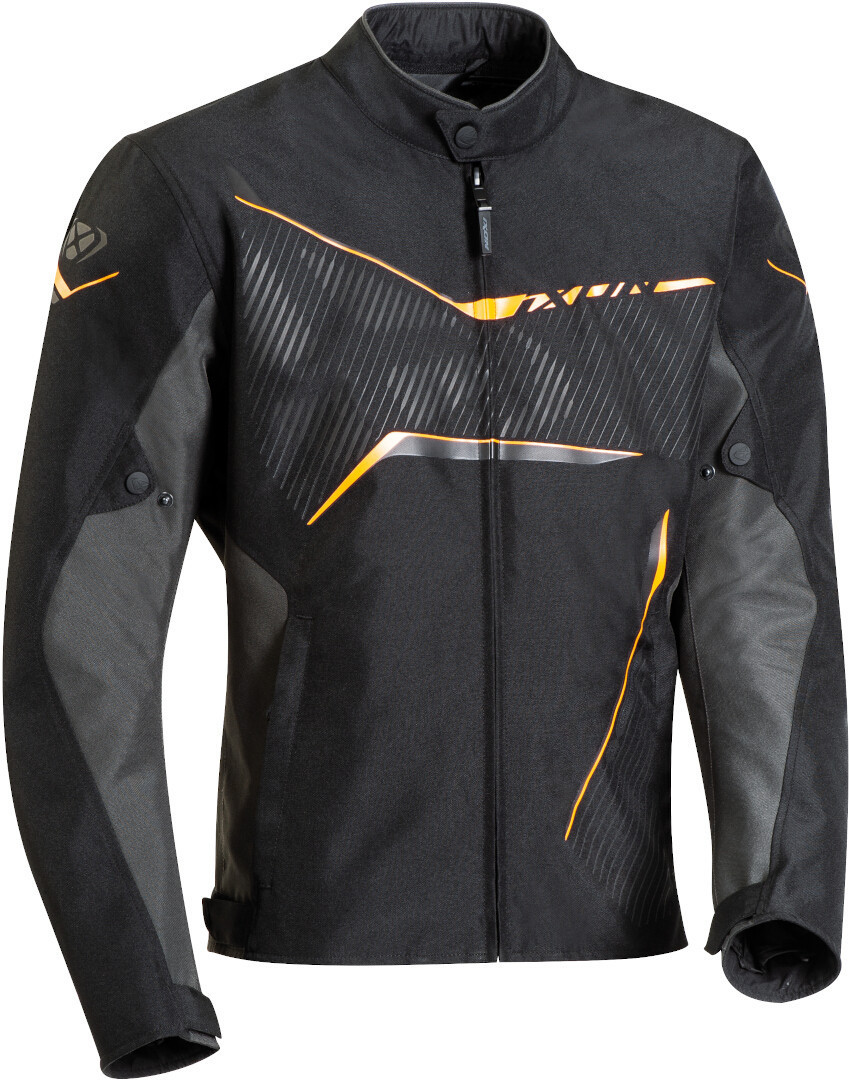 Куртка Ixon Slash для мотоцикла текстильная, черно-антрацитовая вишня антрацитовая