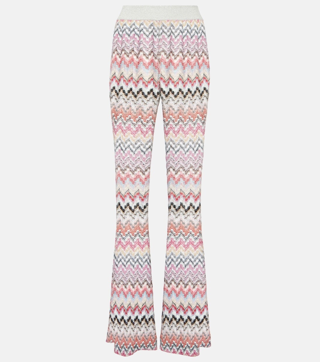 

Расклешенные брюки с зиг-загом Missoni, белый