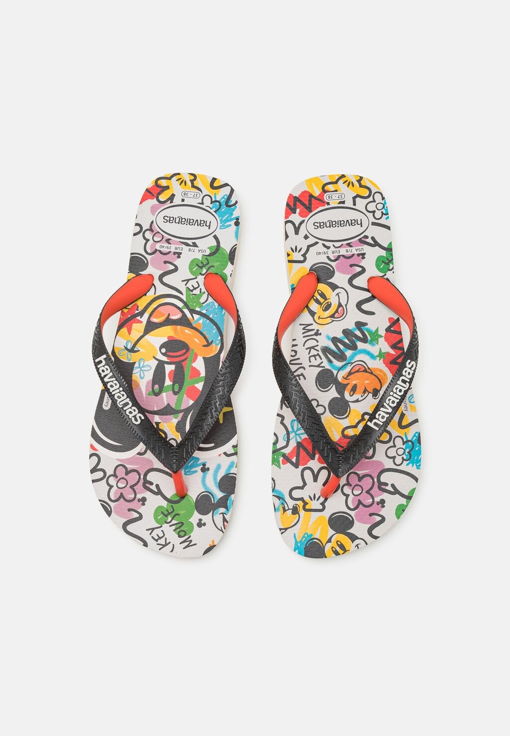 

Сандалии DISNEY STYLISH UNISEX Havaianas, цвет beige/black/blood orange