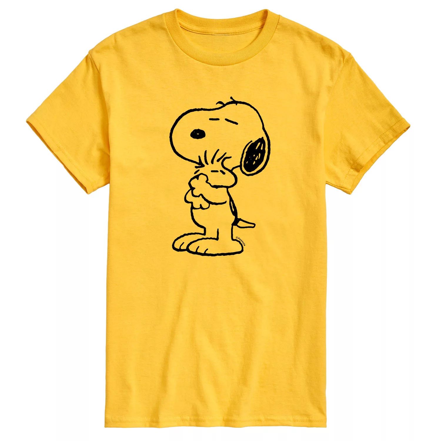 Мужская футболка Peanuts Snoopy Love Woodstock Licensed Character мужская футболка peanuts snoopy woodstock joy licensed character