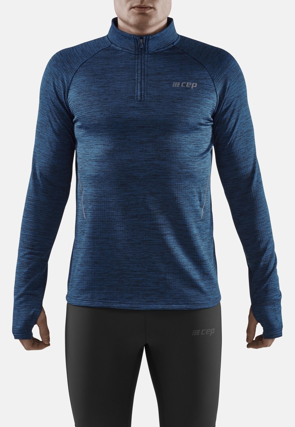 

Футболка спортивная Winter Run CEP, цвет dark blue melange