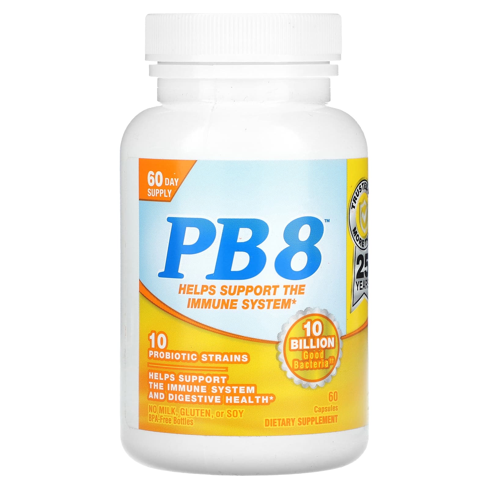 Nutrition Now PB 8 поддержка иммунной системы 60 капсул pure essence поддержка иммунной системы 60 таблеток