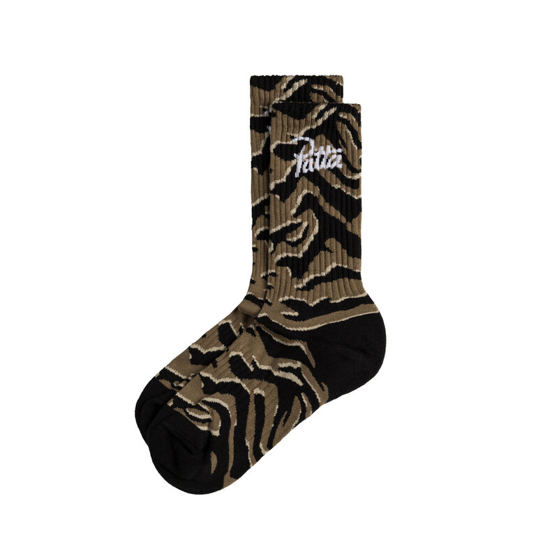 

Носки Tiger Stripe Script Logo Sport Socks Patta, цвет tiger stripes camo