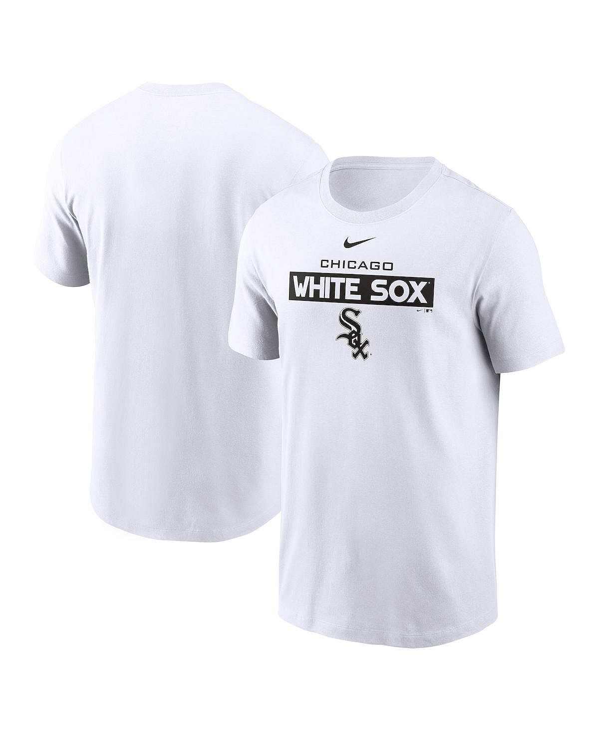 

Мужская белая футболка chicago white sox team Nike, белый