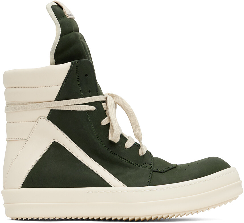 

Кроссовки Geobasket Green & Off-White Rick Owens