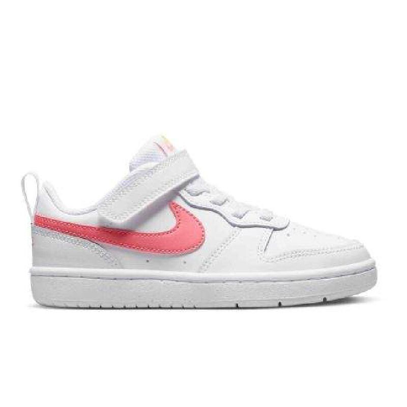 

Кроссовки Nike Court Borough Low 2 PS 'White Orange', белый