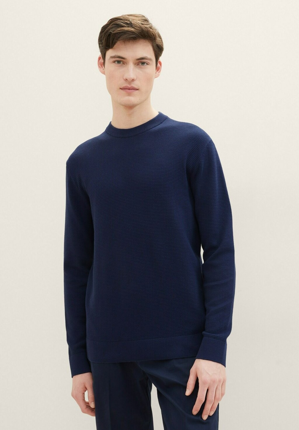 

Вязаный свитер TOM TAILOR DENIM, цвет dark blueberry