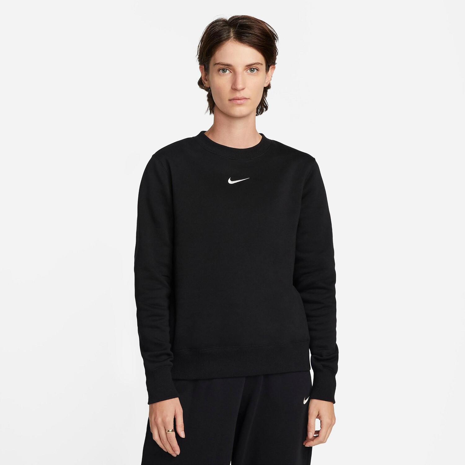 

Женская флисовая толстовка с круглым вырезом Nike Sportswear Phoenix, черный