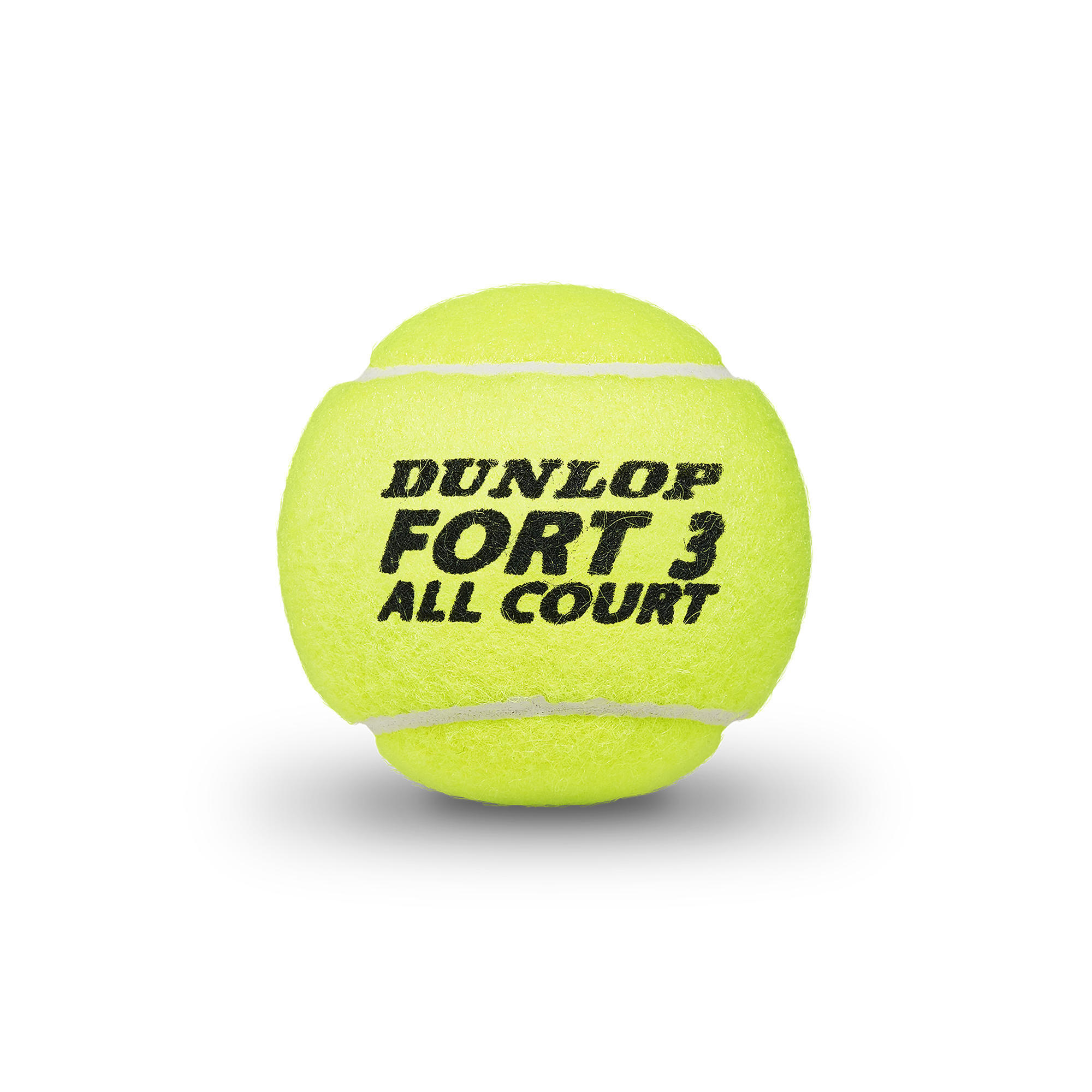Теннисные мячи Dunlop Fort All Court Control, банка 4 шт., неоново-желтый мячи для большого тенниса dunlop fort all court 4b