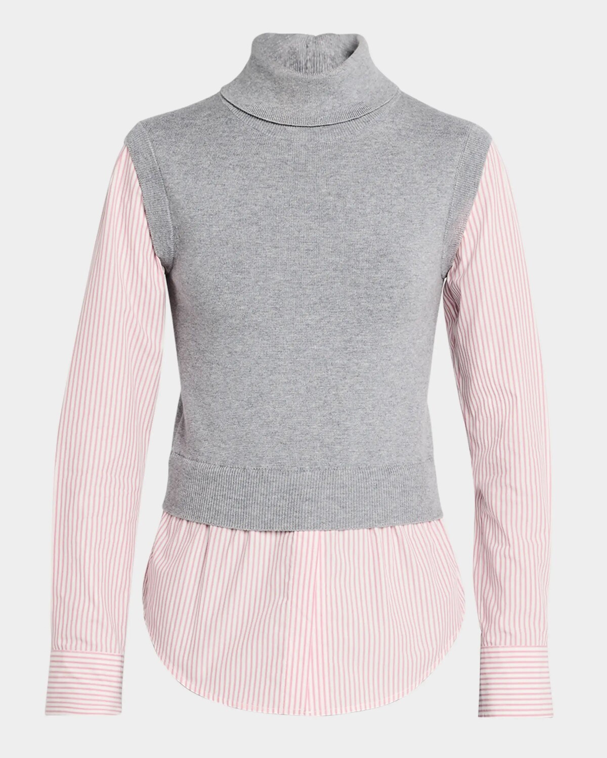 

Топ Aissa, смешанная техника Derek Lam 10 Crosby, цвет Heather Grey/Stripe