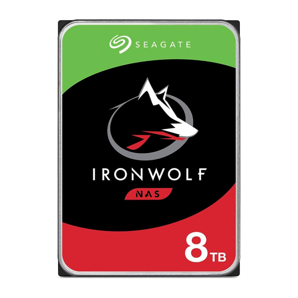 Жесткий диск Seagate IronWolf NAS, 8 ТБ жесткий диск seagate ironwolf 8 тб 3 5 st8000vn004
