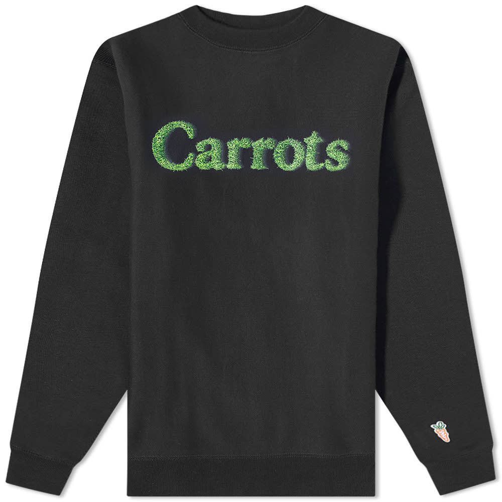 

Толстовка Carrots by Anwar Carrots Grass Wordmark Crew Sweat, Черный