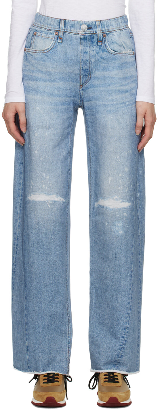 

Синие широкие брюки Miramar rag & bone
