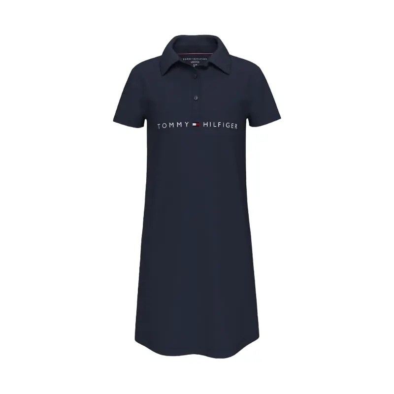 

Платье-футболка Tommy Hilfiger Kids' Classic Polo, темно-синий
