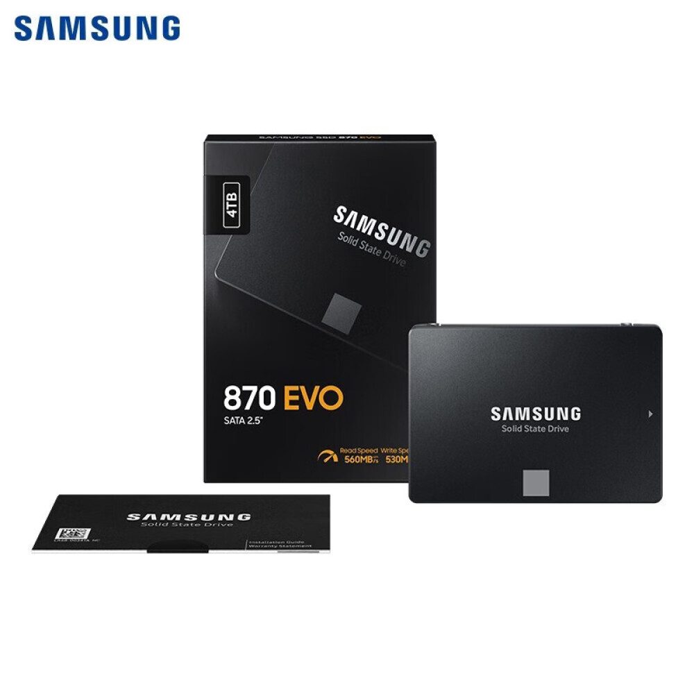 

SSD-накопитель Samsung 870 EVO 4ТБ (MZ-77E4T0B)