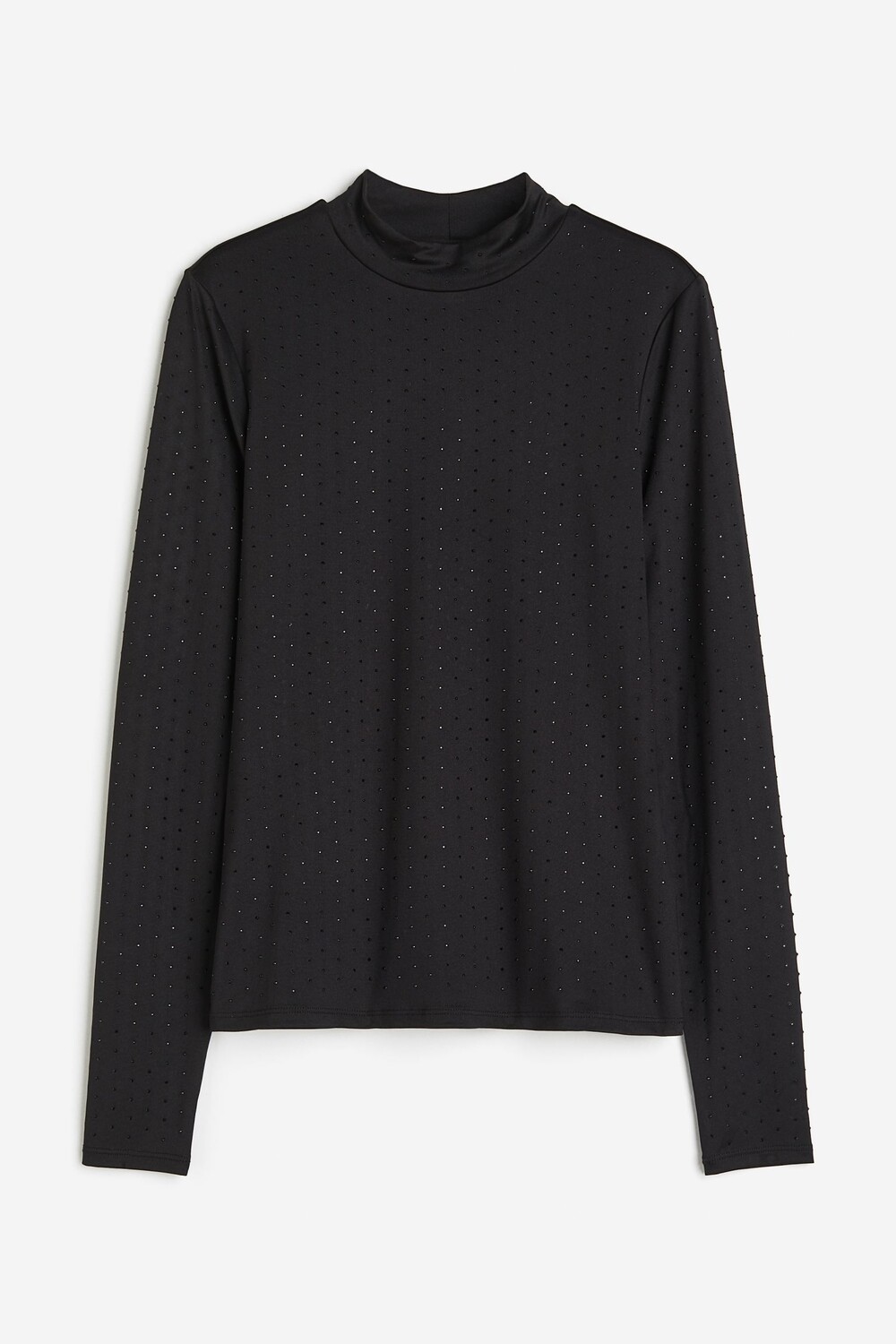 

Топ H&M Rhinestone-embellished, черный