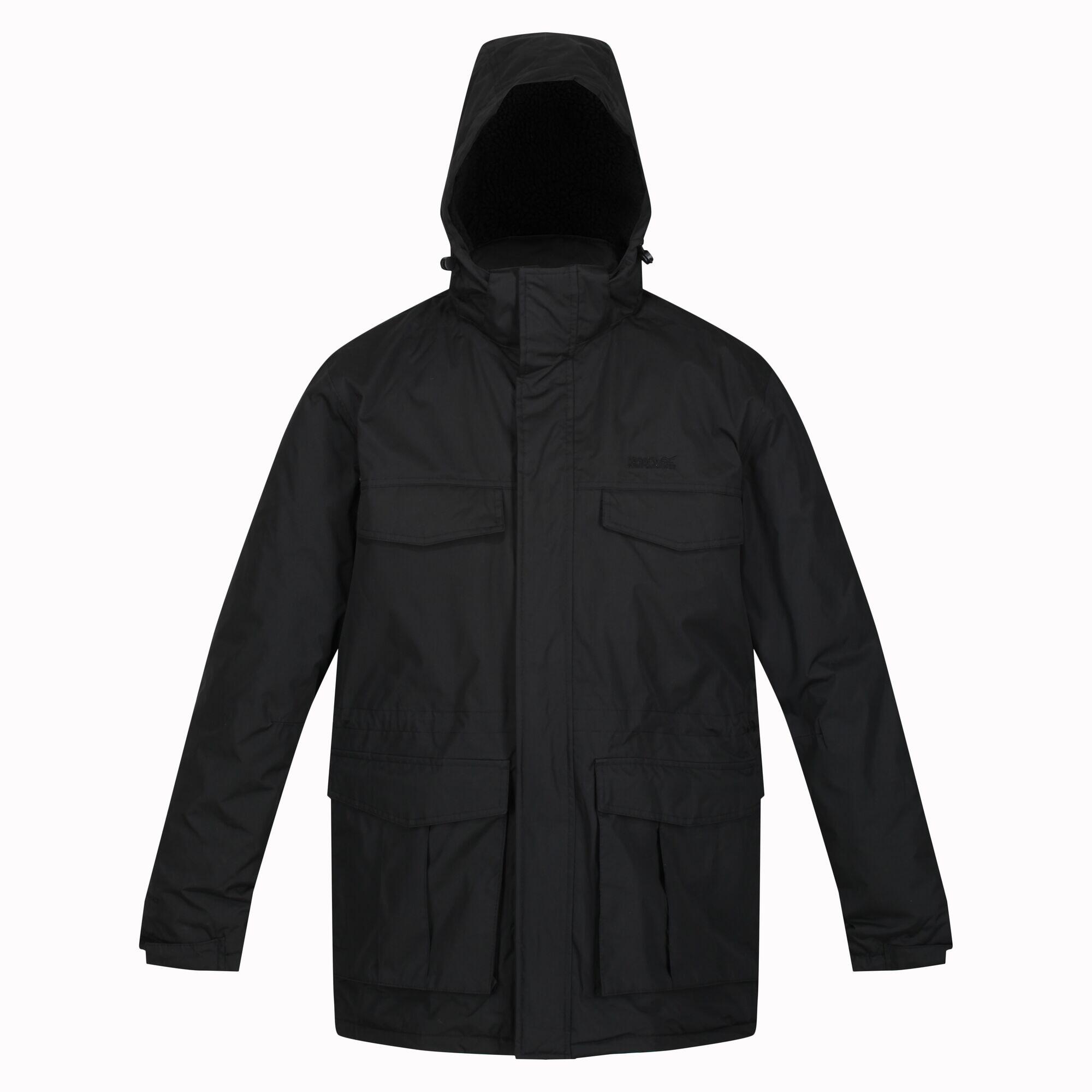 Куртка-парка Regatta Palben непромокаемая утепленная с капюшоном мужская,черный – заказать по доступной цене из-за рубежа в «CDEK.Shopping»