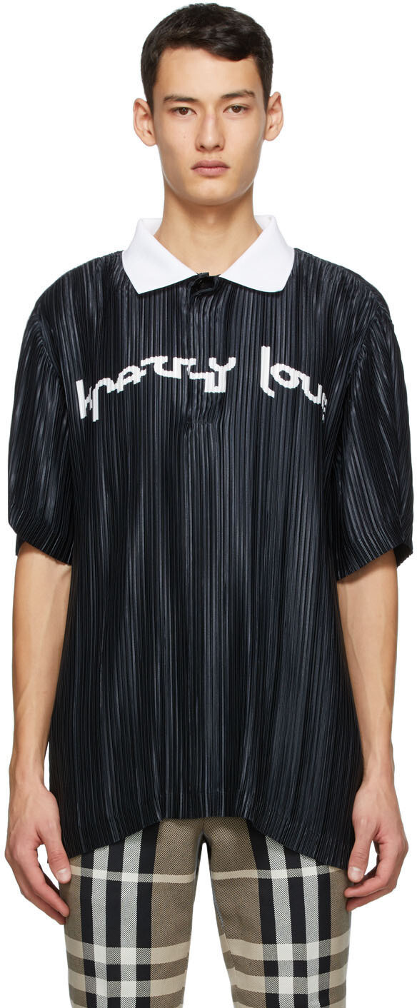 

Черное поло Crazy Love Burberry