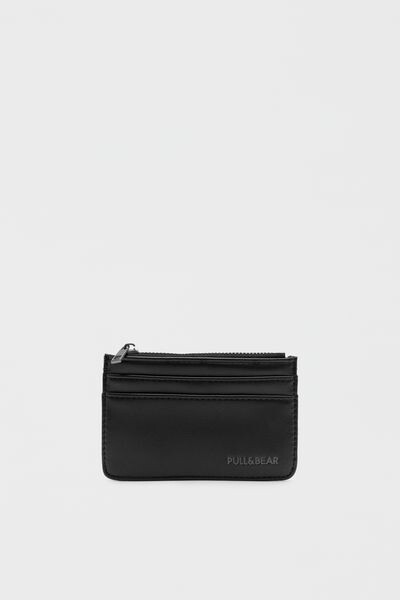 

Черный кошелек с визитницей PULL&BEAR