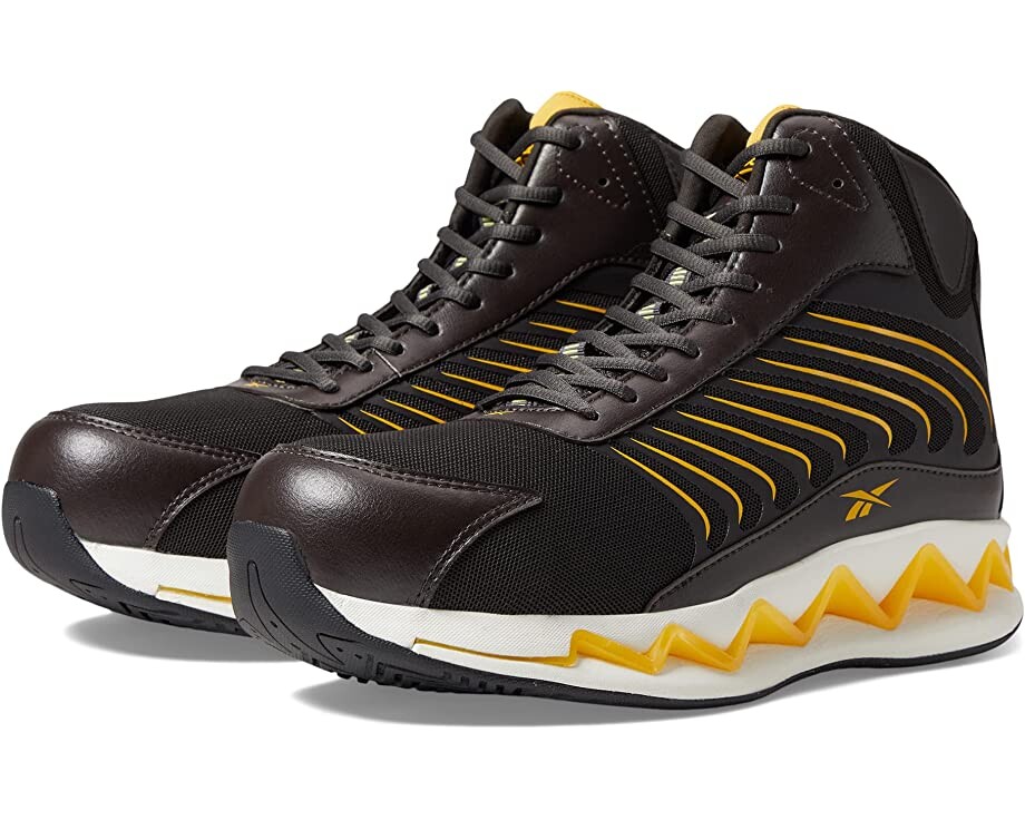 

Кроссовки Zig Elusion Heritage Work EH Comp Toe Reebok Work, черный