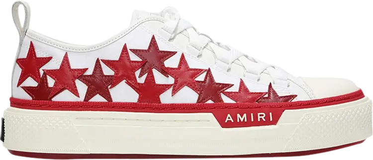 

Кроссовки Amiri Court Low Stars - White Red, красный