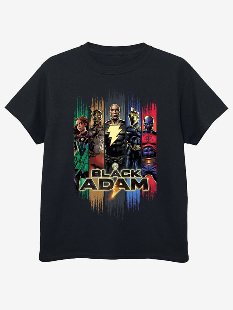 

NW2 Black Adam JSA Complete Group Детская черная футболка George., черный