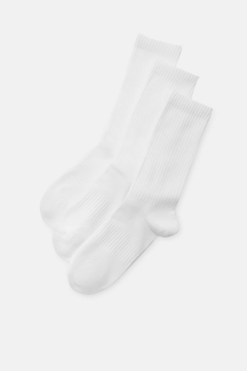 Пакет базовых спортивных носков Pull&Bear, белый
