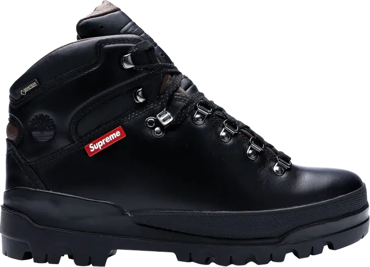 

Ботинки Supreme x World Hiker Front Country Boot Black, черный