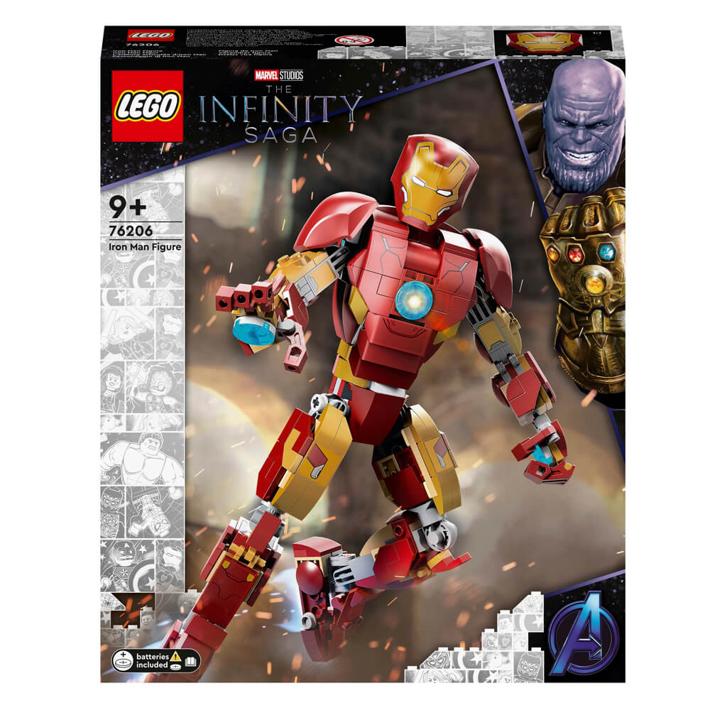 Конструктор LEGO Marvel Super Heroes Фигурка Железного Человека 76206, 381  деталь – купить из-за границы через сервис «CDEK.Shopping»