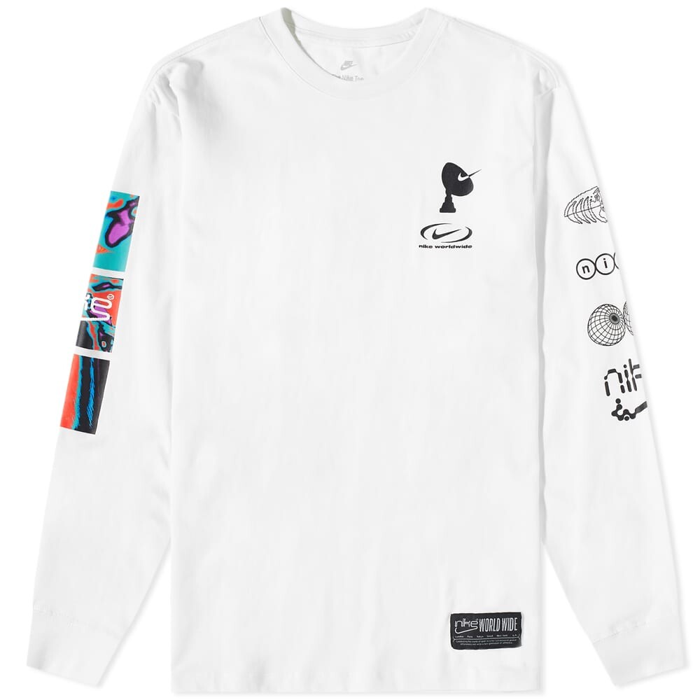 

Футболка с длинным рукавом Nike Worldwide, белый