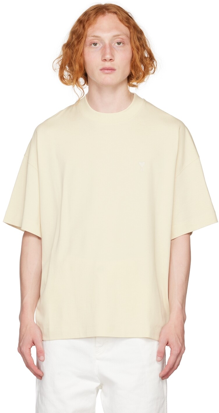

Футболка Off-White Ami de Cœur AMI Alexandre Mattiussi, Серый