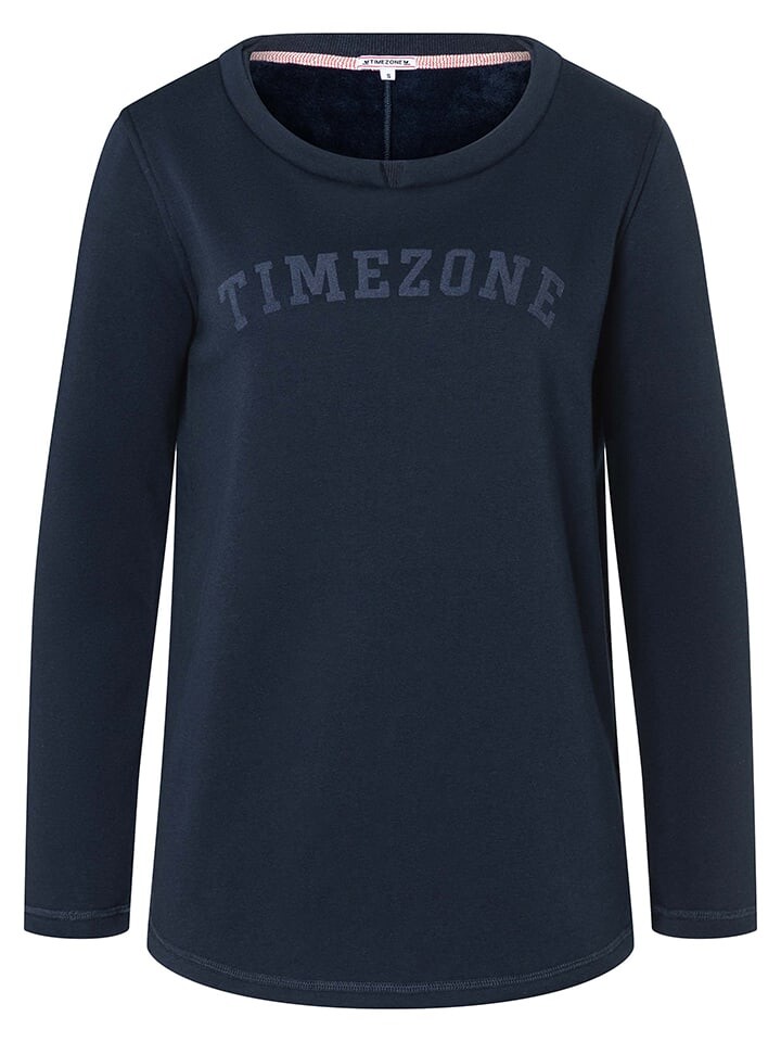 

Лонгслив Timezone, темно-синий