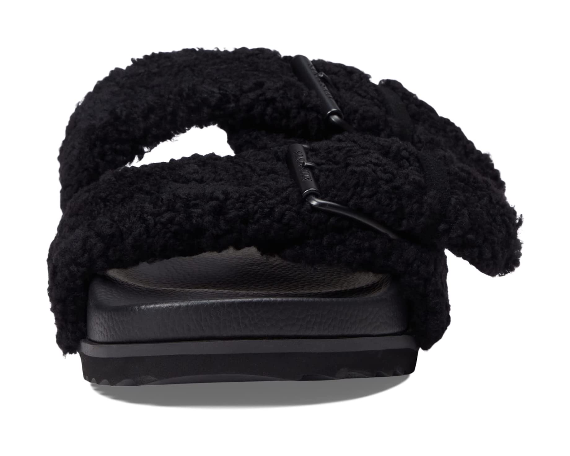 цена Сандалии Sian Sherpa Sandal AllSaints, черный