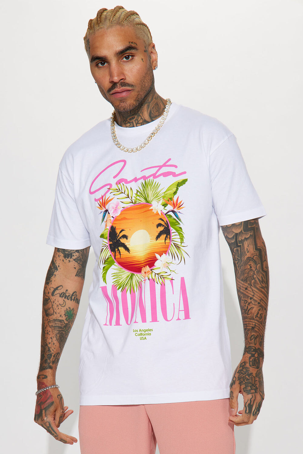 

Футболка Fashion Nova SPDN2433M, белый